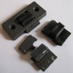 Window latches, top view Window latches, top view