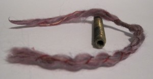 Extruder barrel and thick yarn