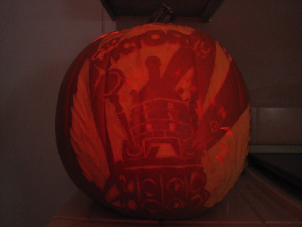 Dalek Jack-o-Lantern