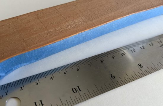 Sides taped