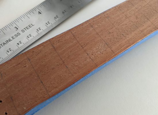 Fret lines re-drawn