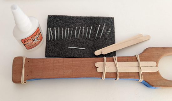 Ready to start gluing...
