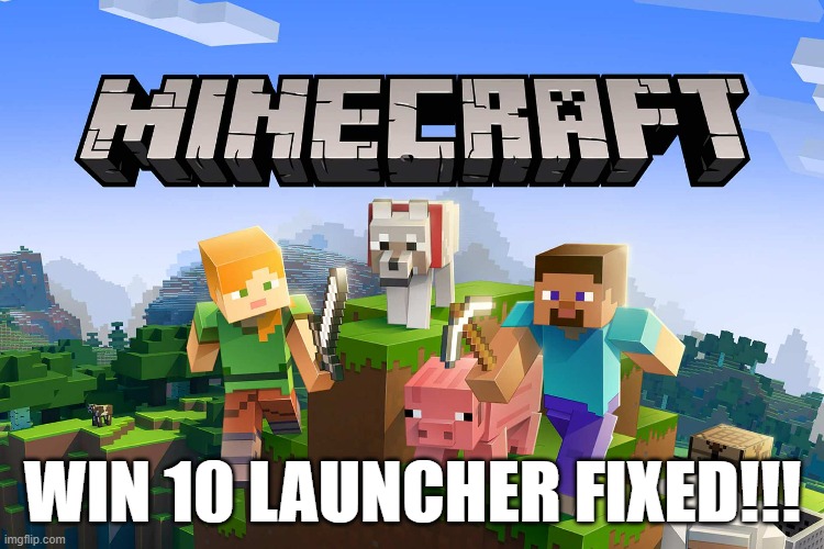 The new Minecraft launcher installer downloaded from minecraft.net/download  is stuck on Making things awesome : r/Minecraft