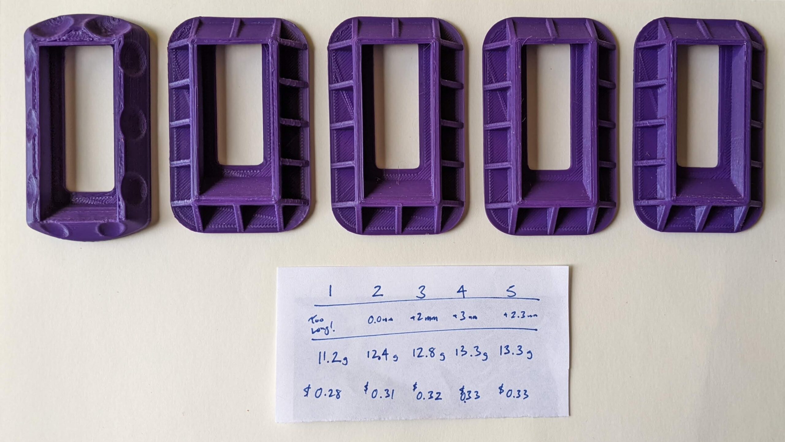 Eraser holders for carving, versions 1, 2, 3, 4, and 5