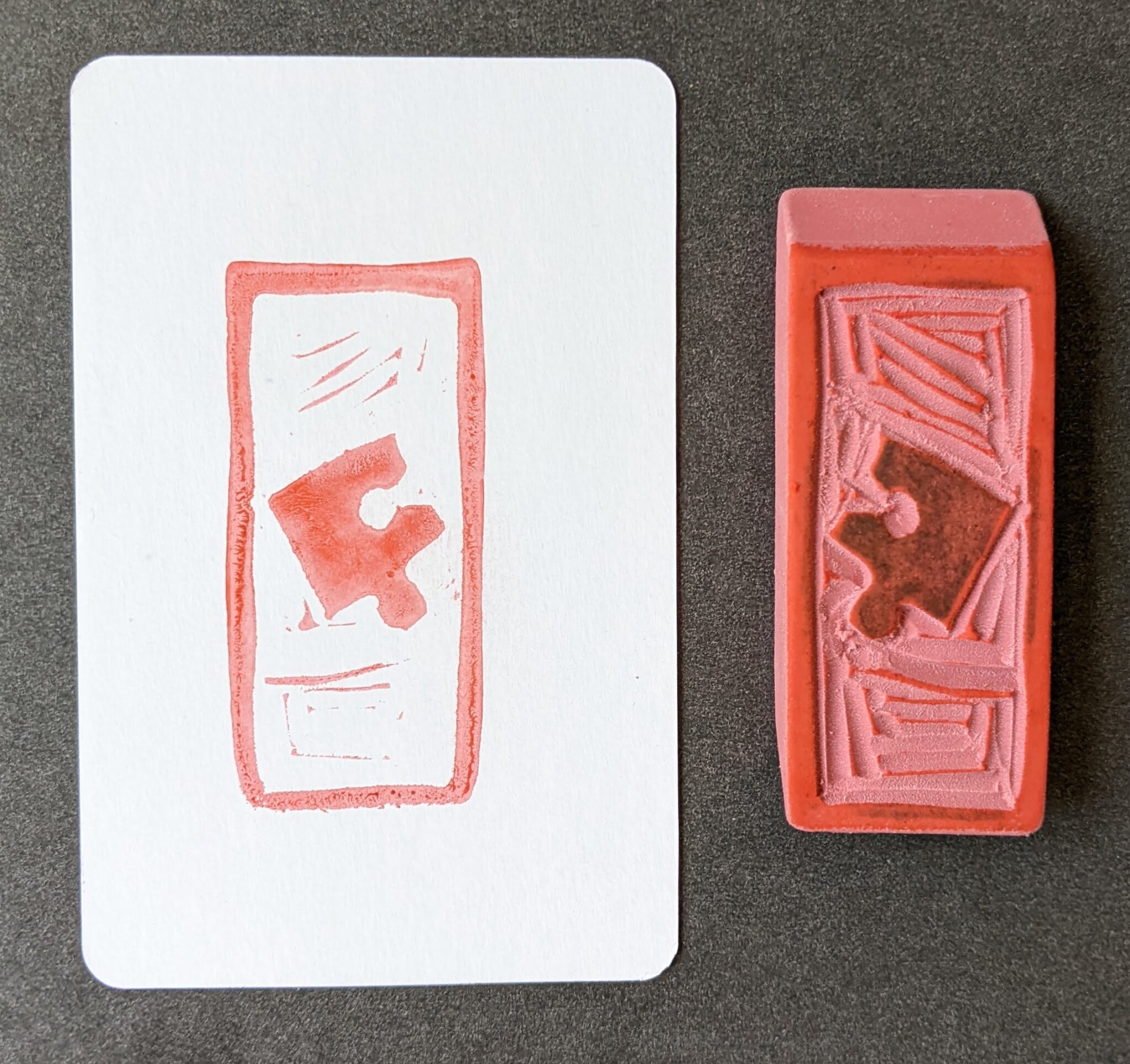 Carved Eraser Stamping | MakerBlock