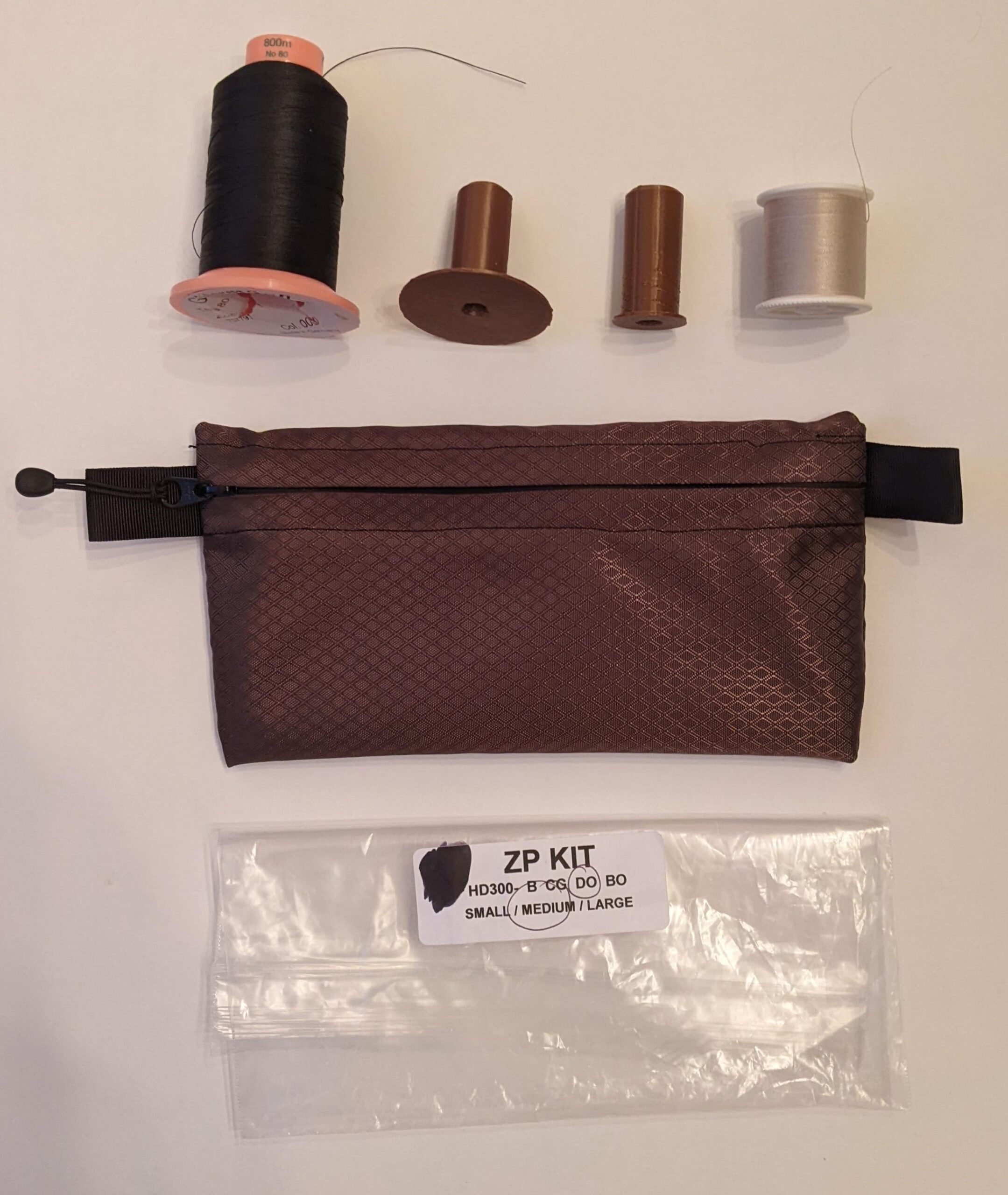 RBTR Zipper Pouch kit, all zipped up